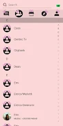 SMS Theme Ribbon Pink messages Schermafbeelding 4