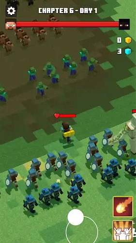 Mob Army: Craft War ဖန်သားပြင်ဓာတ်ပုံ 4