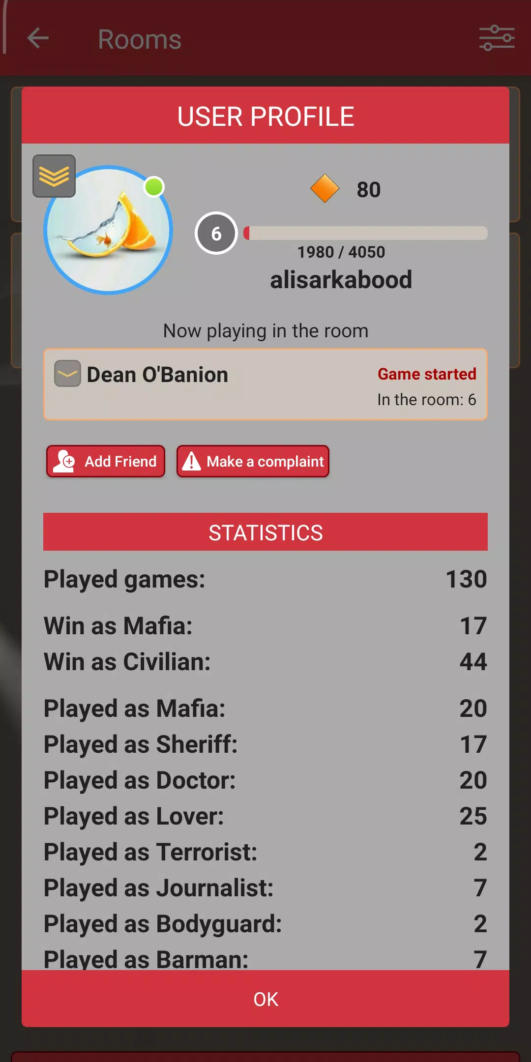 Mafia online Screenshot 2