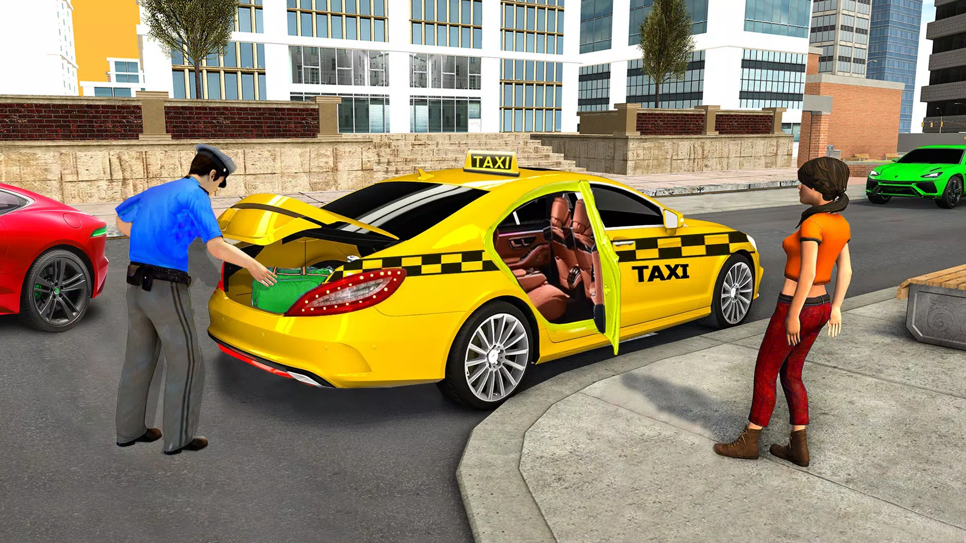 City Taxi Games-Taxi Car Games 스크린샷 2