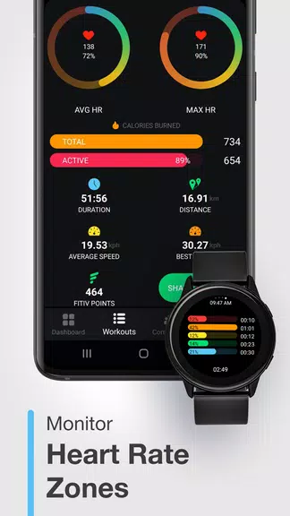 FITIV Pulse трекер активности Скриншот 4