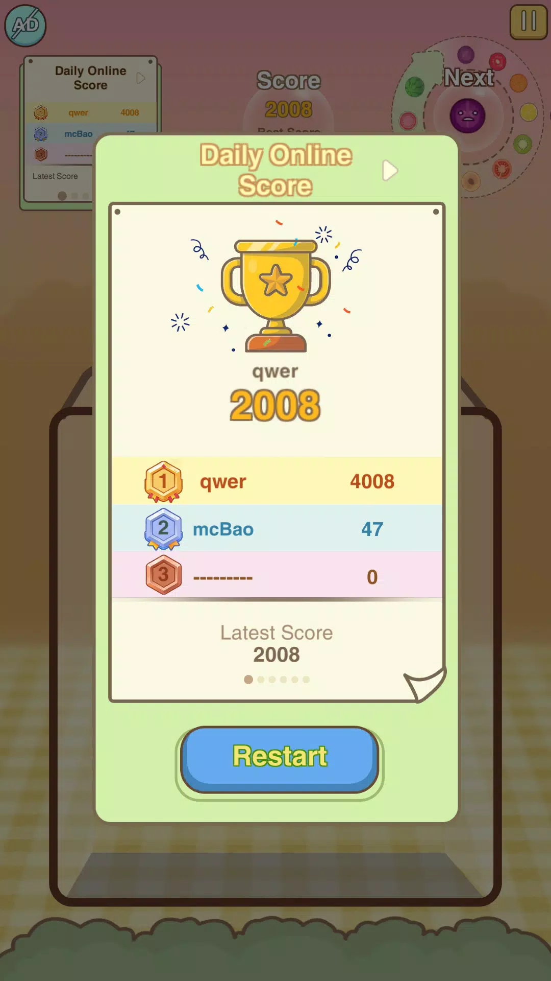 Watermelon Merge Game應用截圖第3張