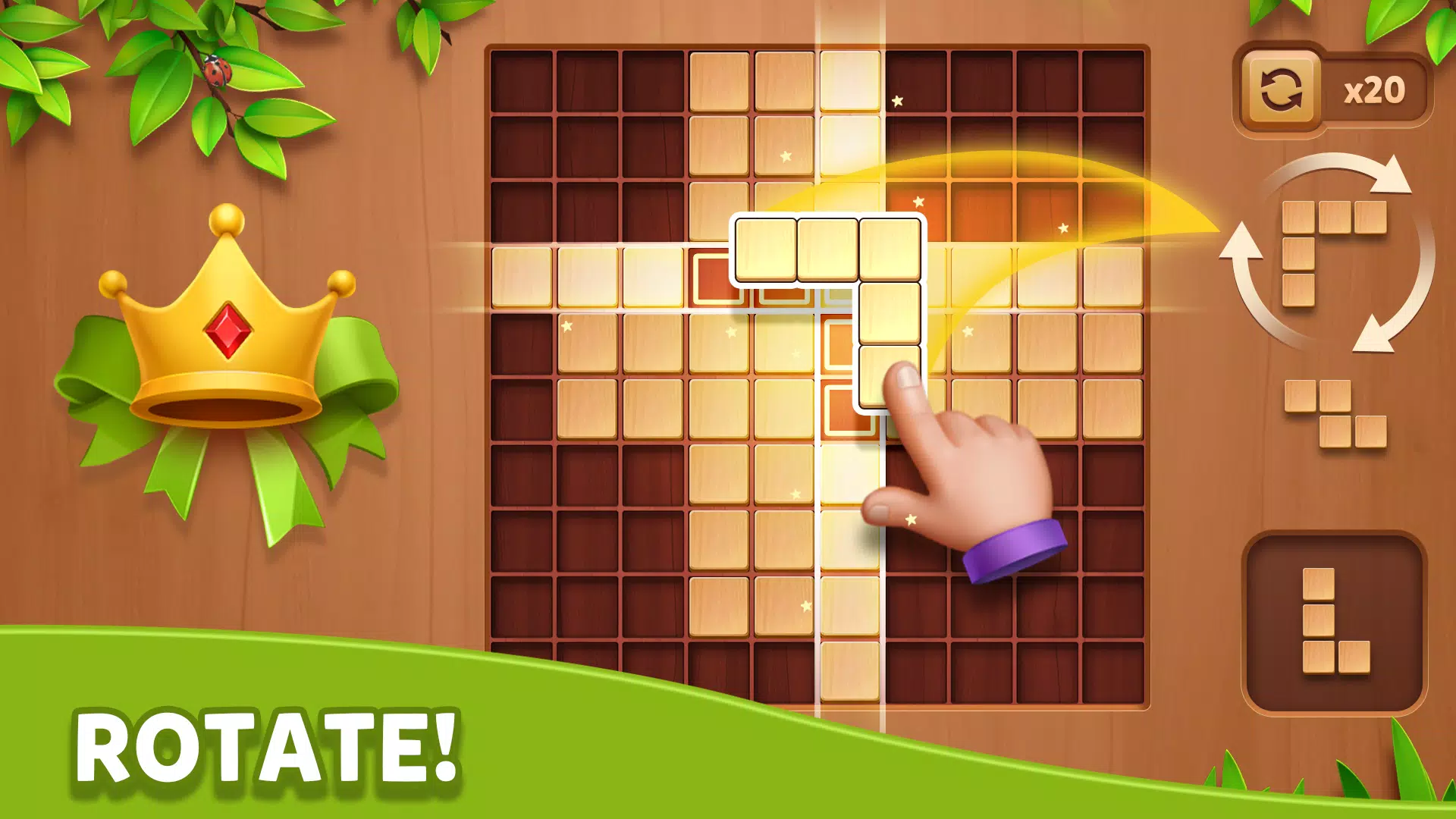 Cube Block - Woody Puzzle Game 스크린샷 2