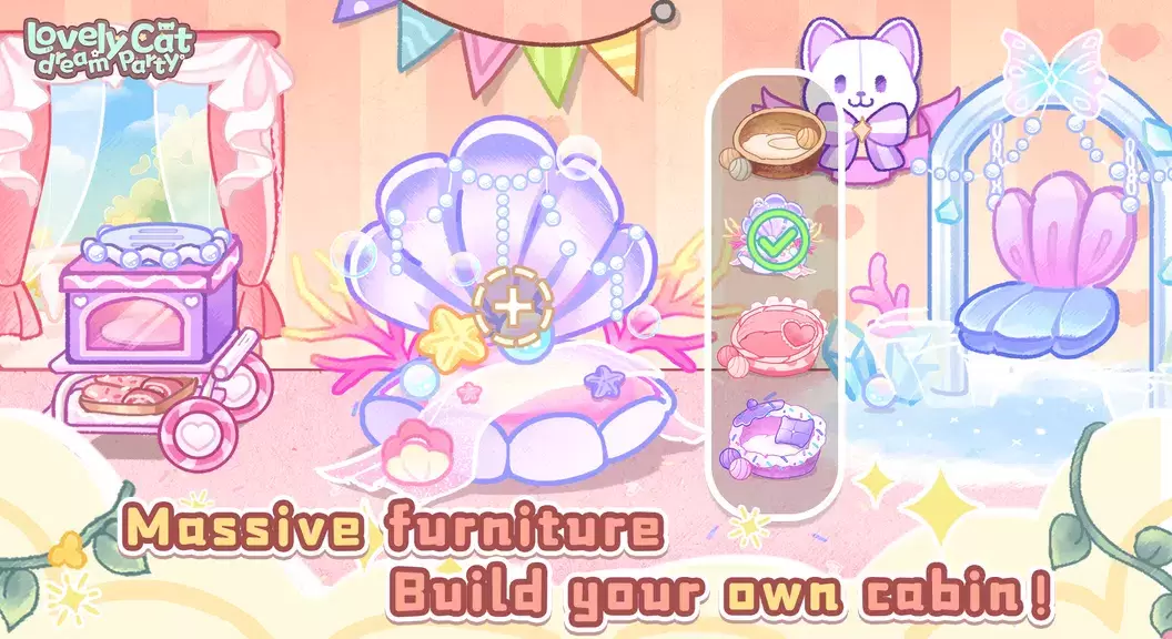 Lovely cat dream party Screenshot 3