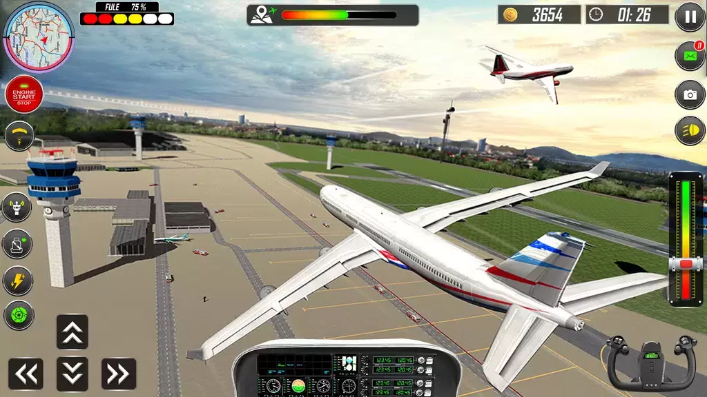 Real Plane Landing Simulator Скриншот 3