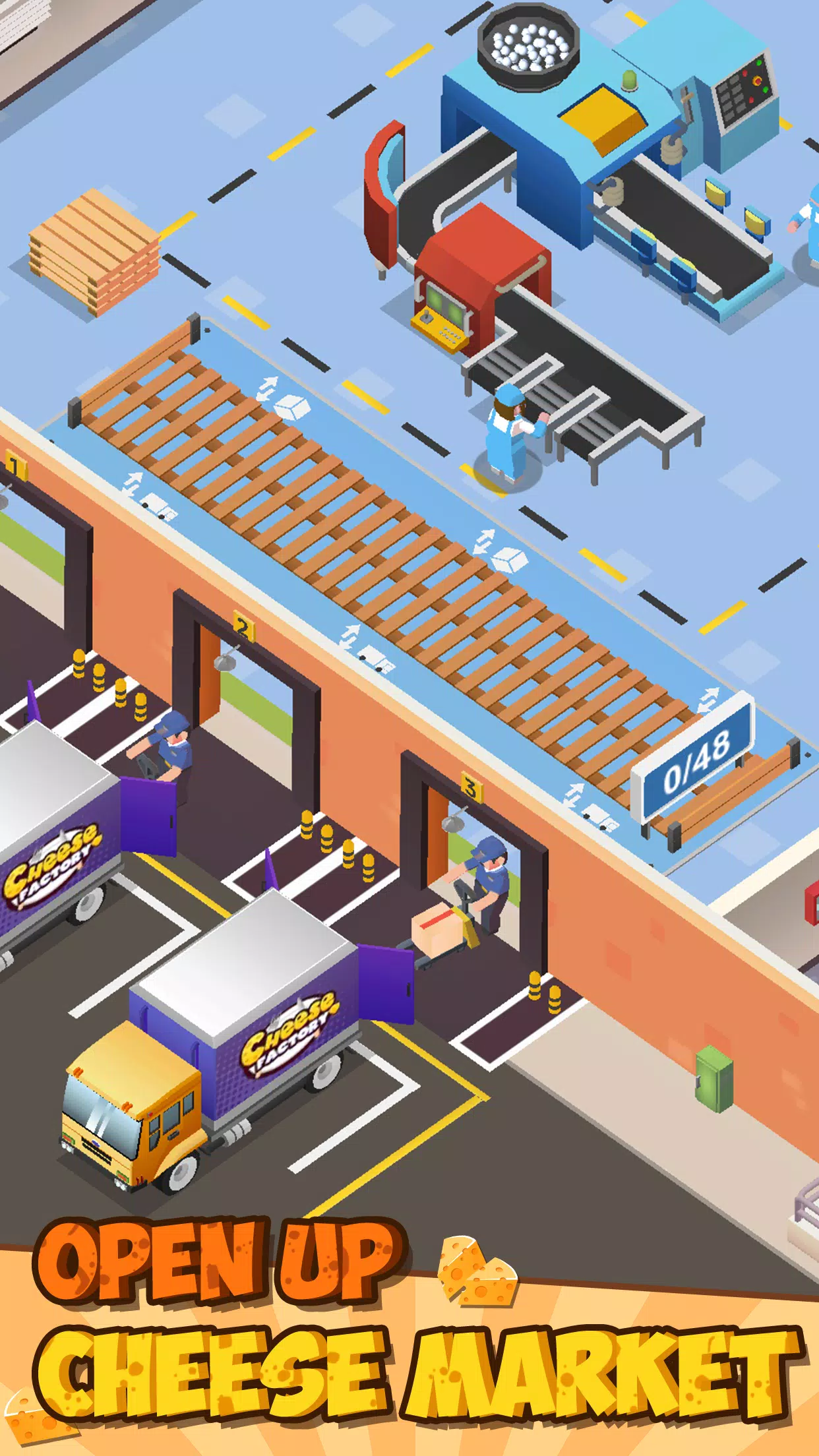 Idle Cheese Factory Tycoon Screenshot 1