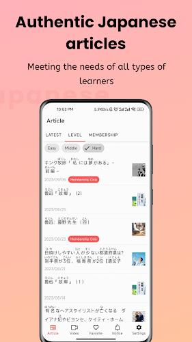 Easy Japanese - Read & Listen ဖန်သားပြင်ဓာတ်ပုံ 4