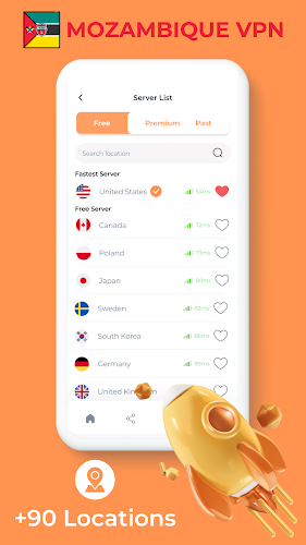 Mozambique VPN - Private Proxy Captura de pantalla 2