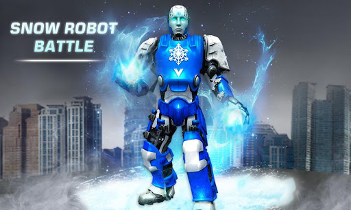 Ice Superhero Flying Robot - F Screenshot 1