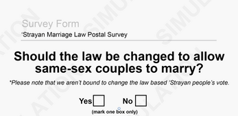 Australian Same Sex Marriage Voting Simulator ဖန်သားပြင်ဓာတ်ပုံ 3