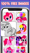 Pony Pixel Art Coloring Book應用截圖第1張
