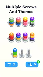 Nuts & Bolts, Color Screw Sort Screenshot 3