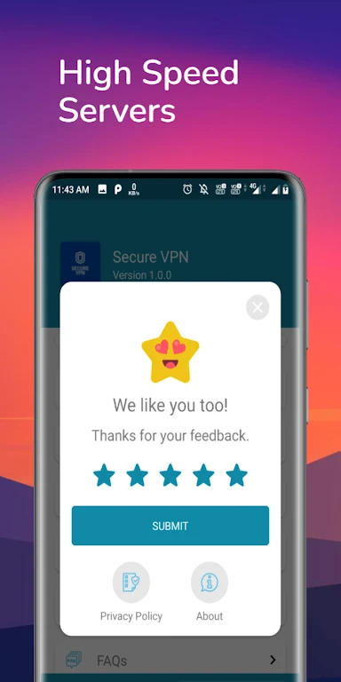 Secure VPN Proxy Tangkapan skrin 3