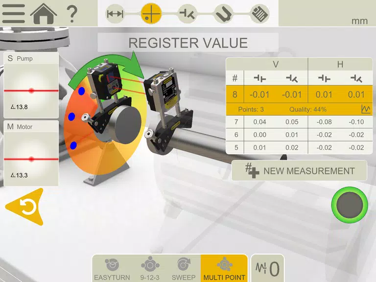 Easy-Laser XT Alignment Tangkapan skrin 2