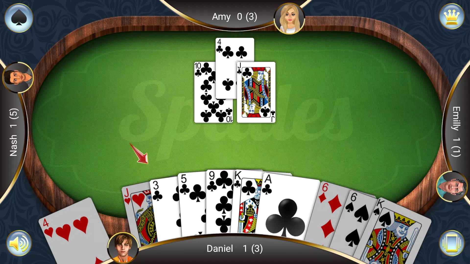 Spades: Card Game スクリーンショット 1