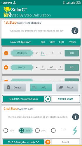 SolarCT - Solar PV Calculator Schermafbeelding 1