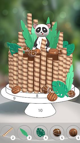 Cake Coloring 3D 스크린샷 3