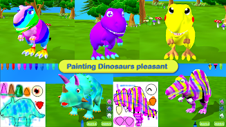 Dinosaur Coloring 3D - AR Cam Tangkapan skrin 4