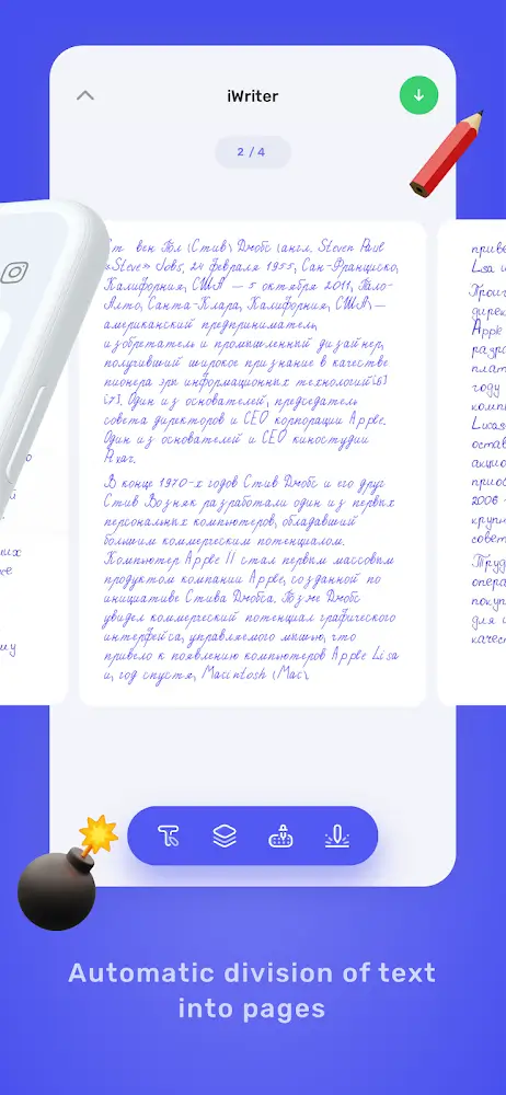 iWriter Captura de pantalla 3