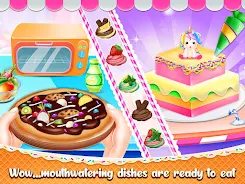 Sweet unicorn cake bakery chef Screenshot 4