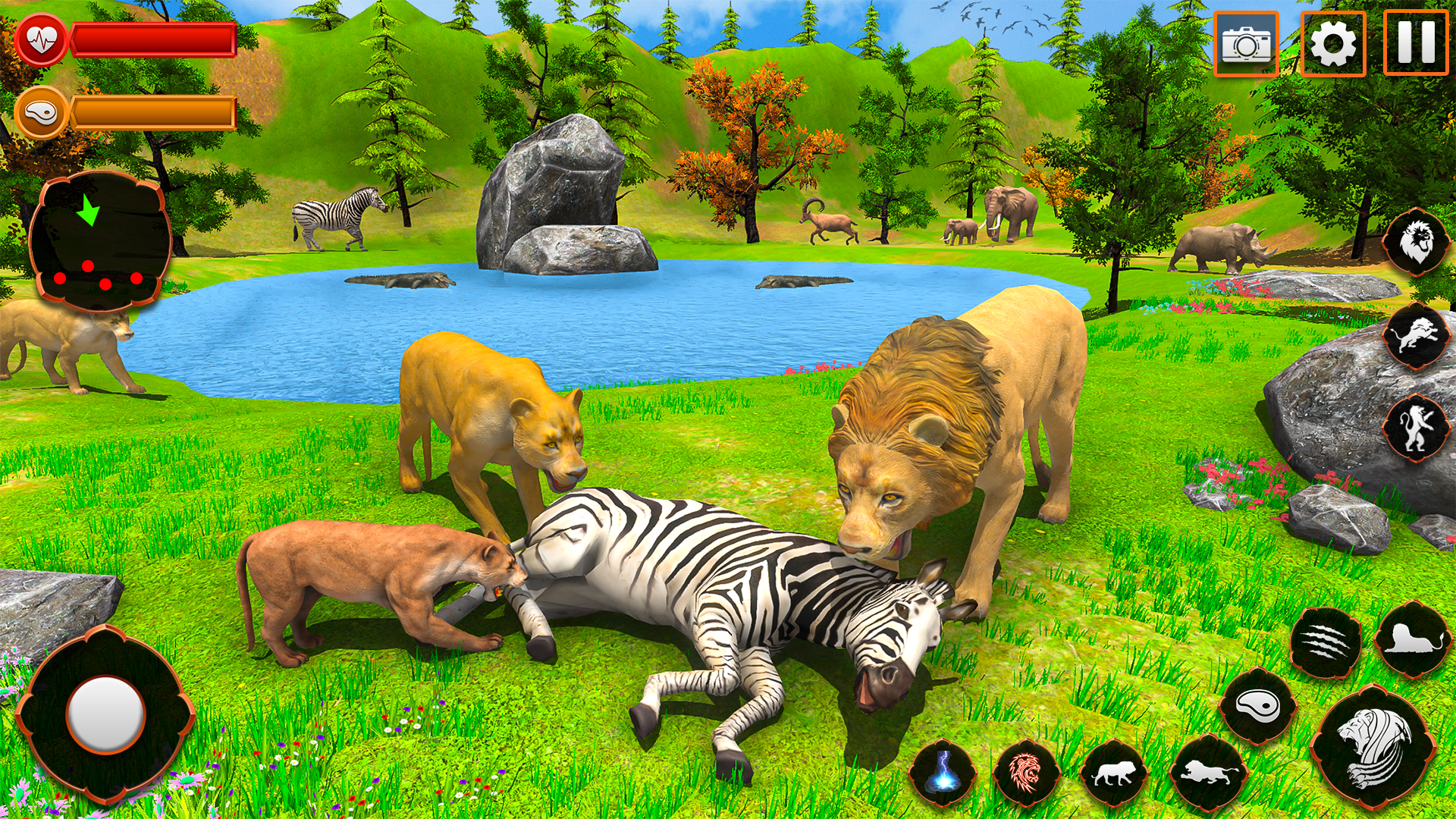 Wild Lion Simulator Games Screenshot 1