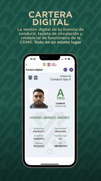 Schermata App CDMX 3