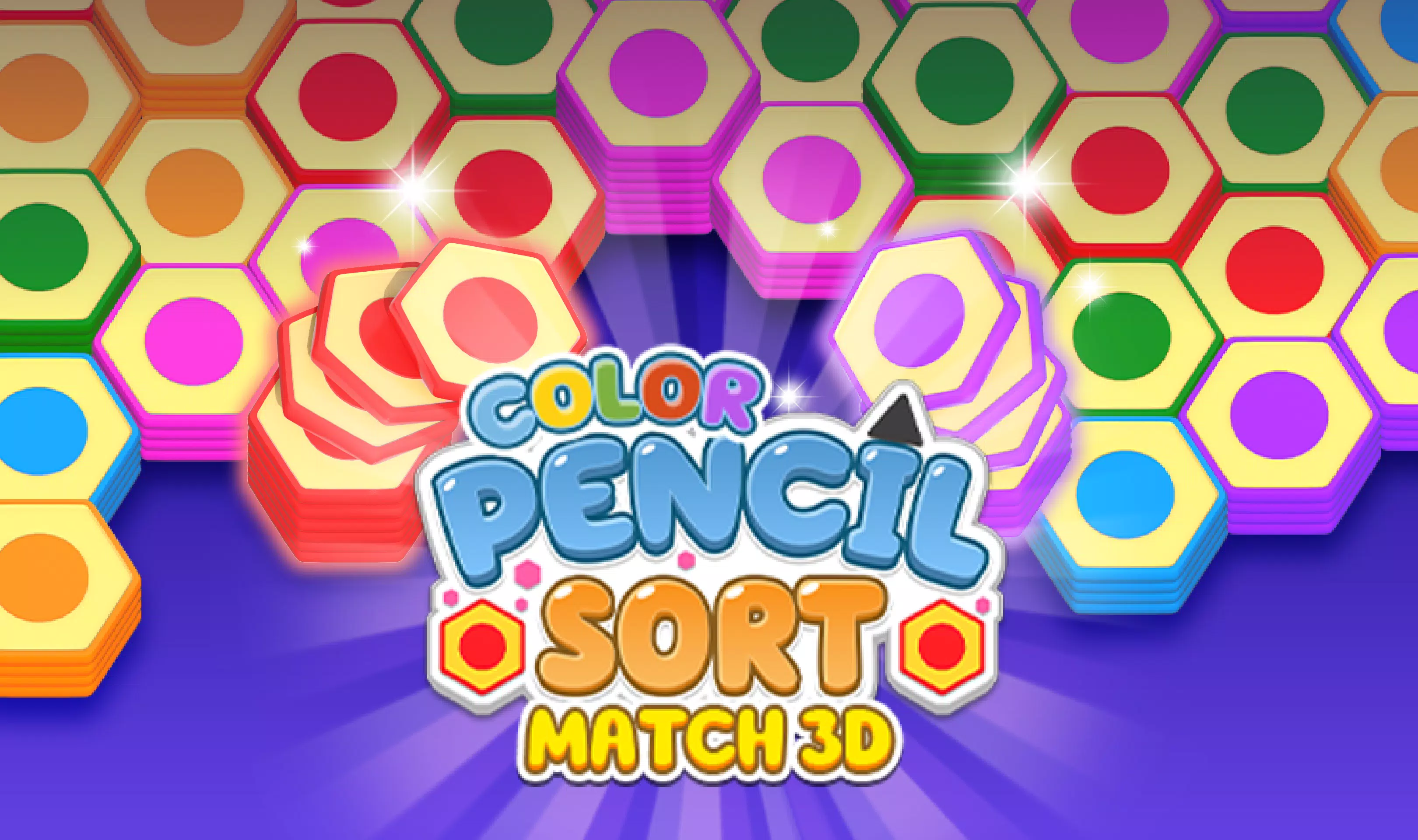 Color Pencil Sort - Match 3D Tangkapan skrin 1