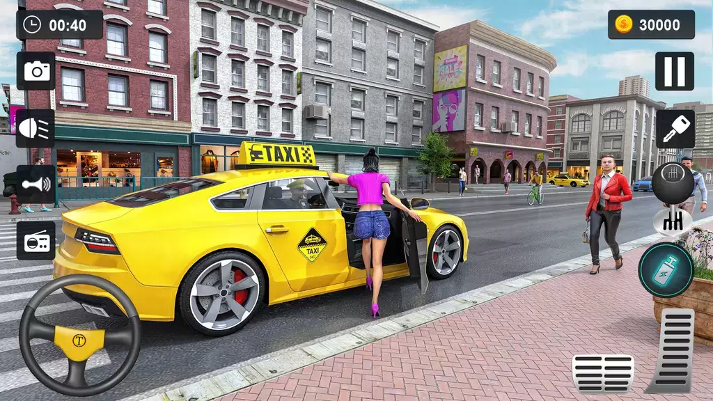 Taxi Simulator 3D - Taxi Games Captura de pantalla 1