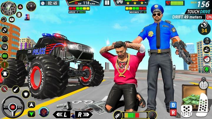 Police Monster Truck Car Games应用截图第3张