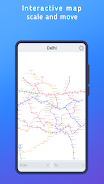 Delhi metro map Screenshot 2