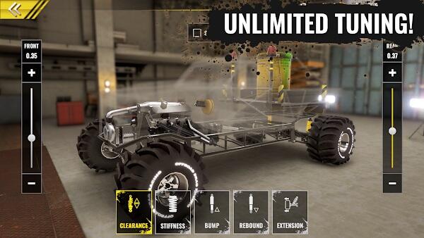 Offroad Outlaws Drag Racing mod apk 下載”寬度=“600”></p>
<ul><li><strong>噴漆作業和貼花：</strong>用無數的顏色和圖形組合個性化您的座駕。</li></ul><p>遊戲還設有充滿活力的車展，玩家可以在其中展示他們的創作：</p><img src=