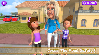 Super Granny Happy Family Game Screenshot 3