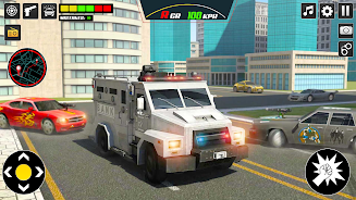 Bank Cash Van Driver Simulator Captura de tela 2