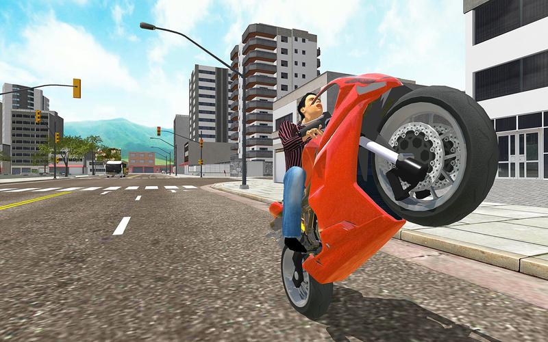 Motorbike Rush Drive Simulator Tangkapan skrin 3