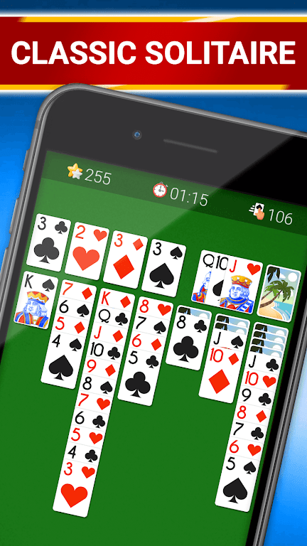 Solitaire Classic: Pro Schermafbeelding 1