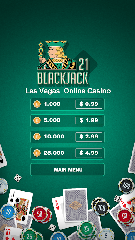 Schermata BlackJack 21: Las Vegas  Online Casino Game 2