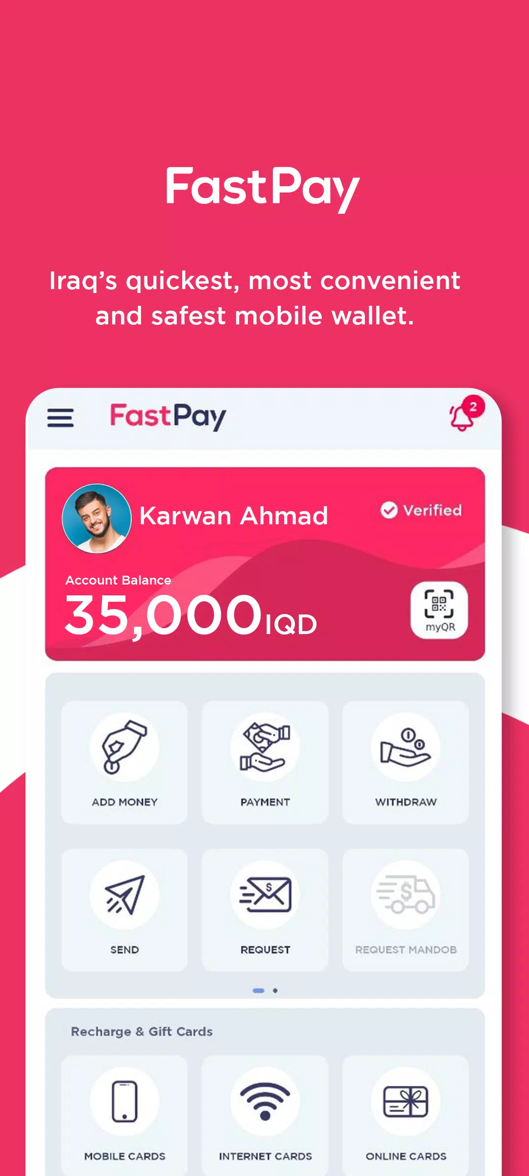 FastPay Wallet Ekran Görüntüsü 1