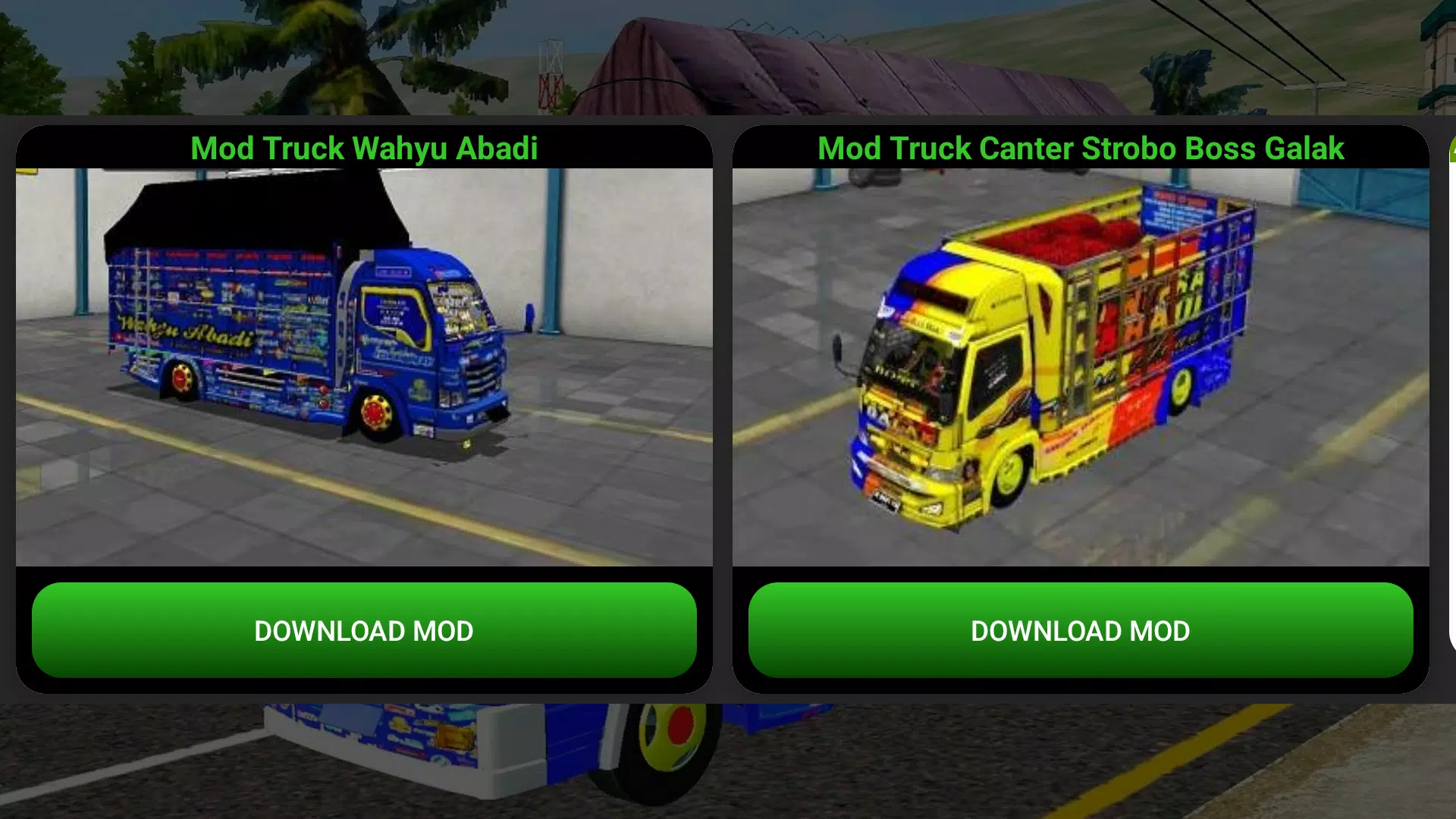 Mod Truck Wahyu Abadi Bussid Screenshot 2