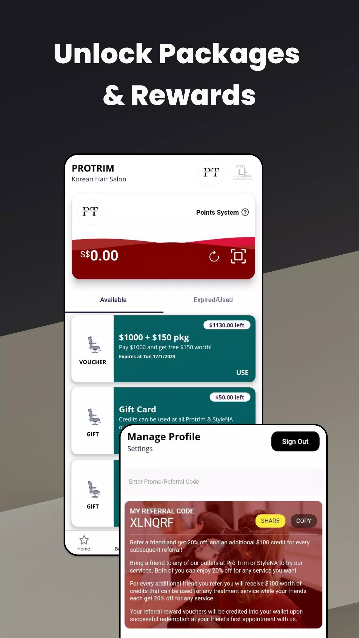 ProTrim & StyleNa Hair Salon Captura de tela 2