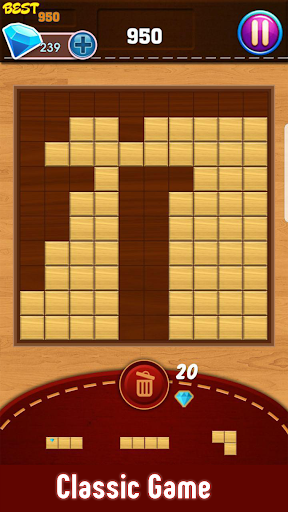 Block Puzzle : Classic Wood Ảnh chụp màn hình 2