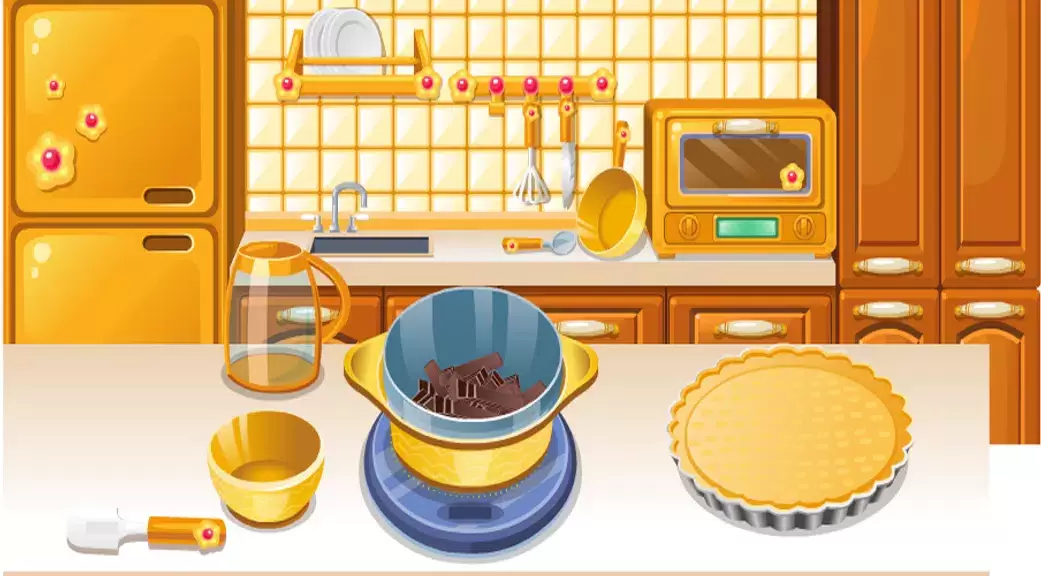 girls cooking games chocolate Ảnh chụp màn hình 4