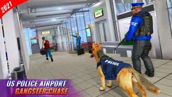 US Police Dog Games : Airport Crime Police Games Screenshot 3