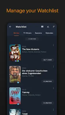 Moviebase: Movies & TV Tracker Screenshot 4