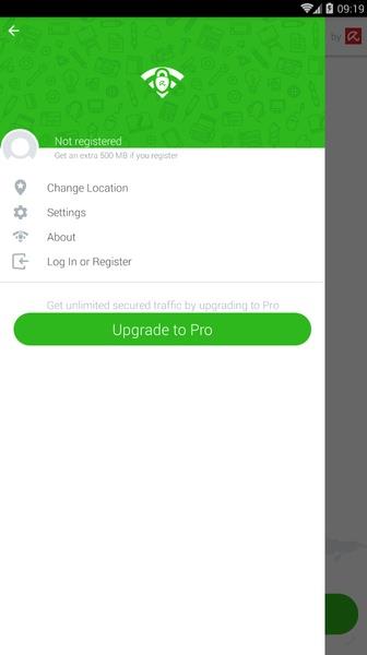 Avira Phantom VPN Screenshot 2