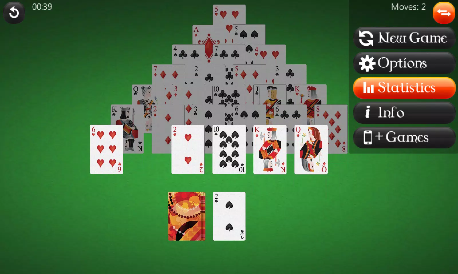 Schermata Pyramid Solitaire 3