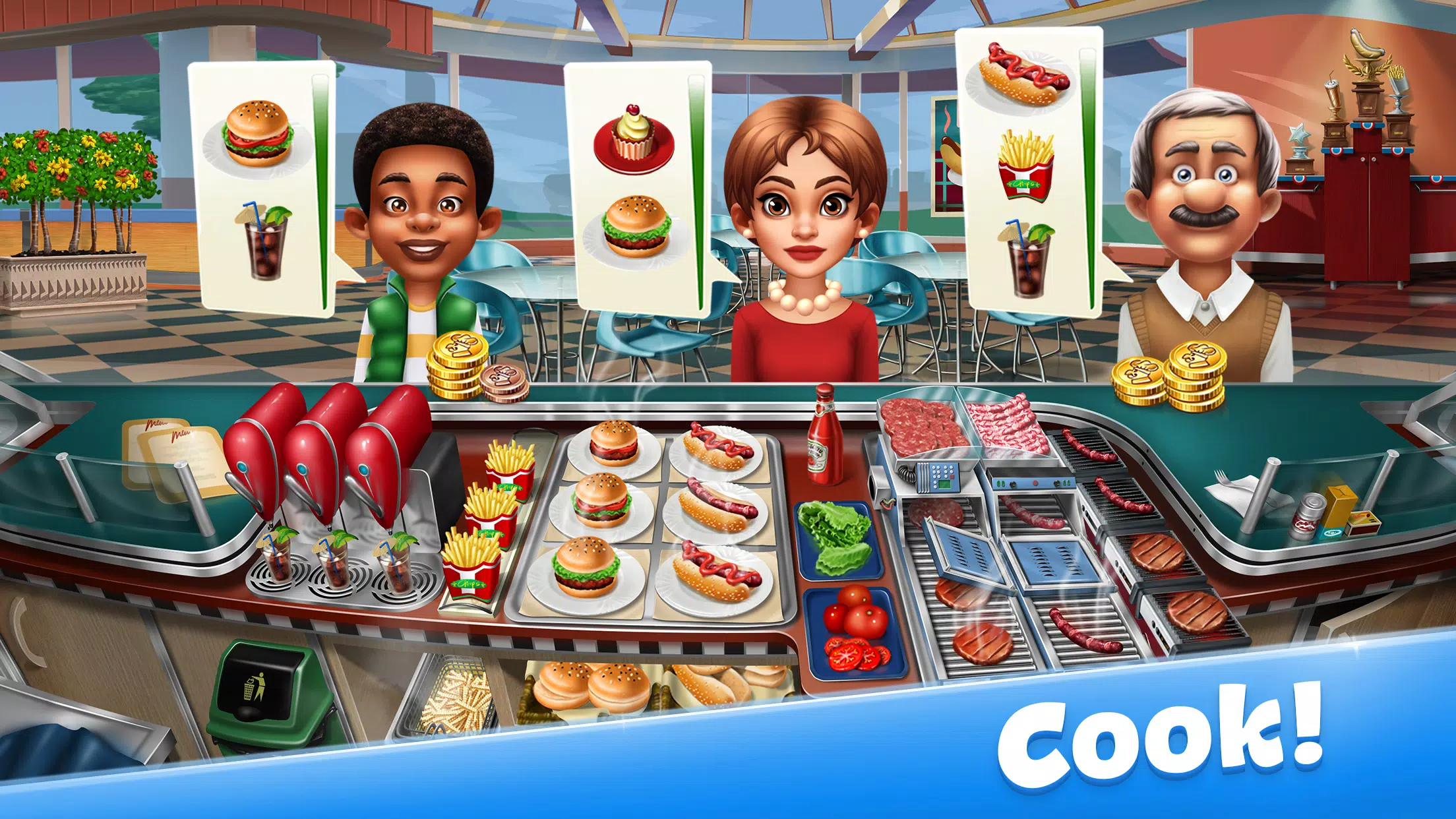 Schermata Cooking Fever: Restaurant Game 1