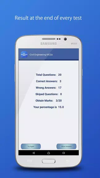 Civil Engineering MCQs Screenshot 3