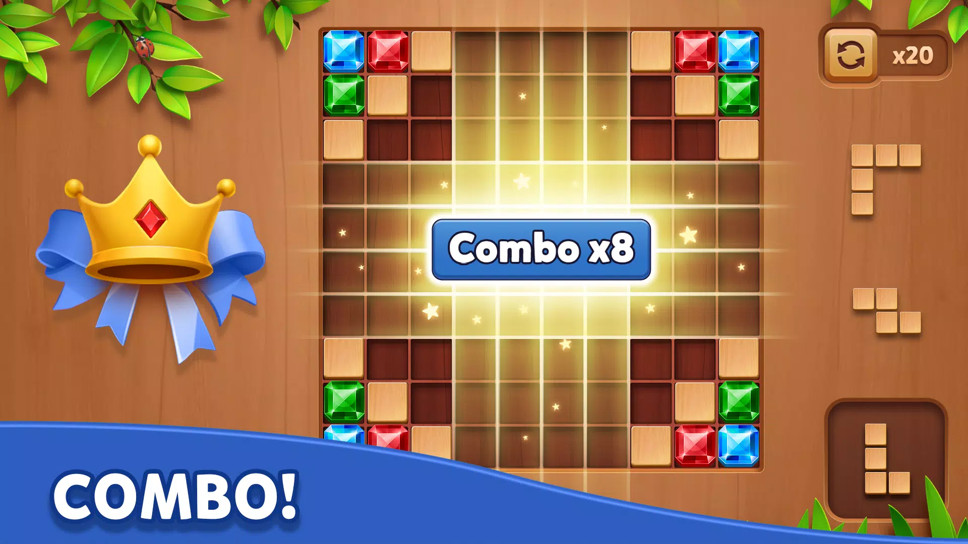 Cube Block - Woody Puzzle Game スクリーンショット 3