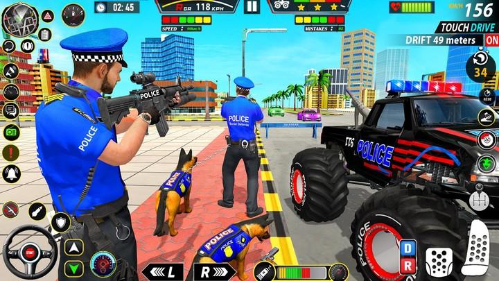 Police Monster Truck Car Games应用截图第1张