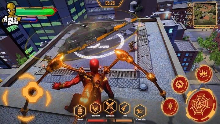 Iron Super Hero - Spider Games Schermafbeelding 3